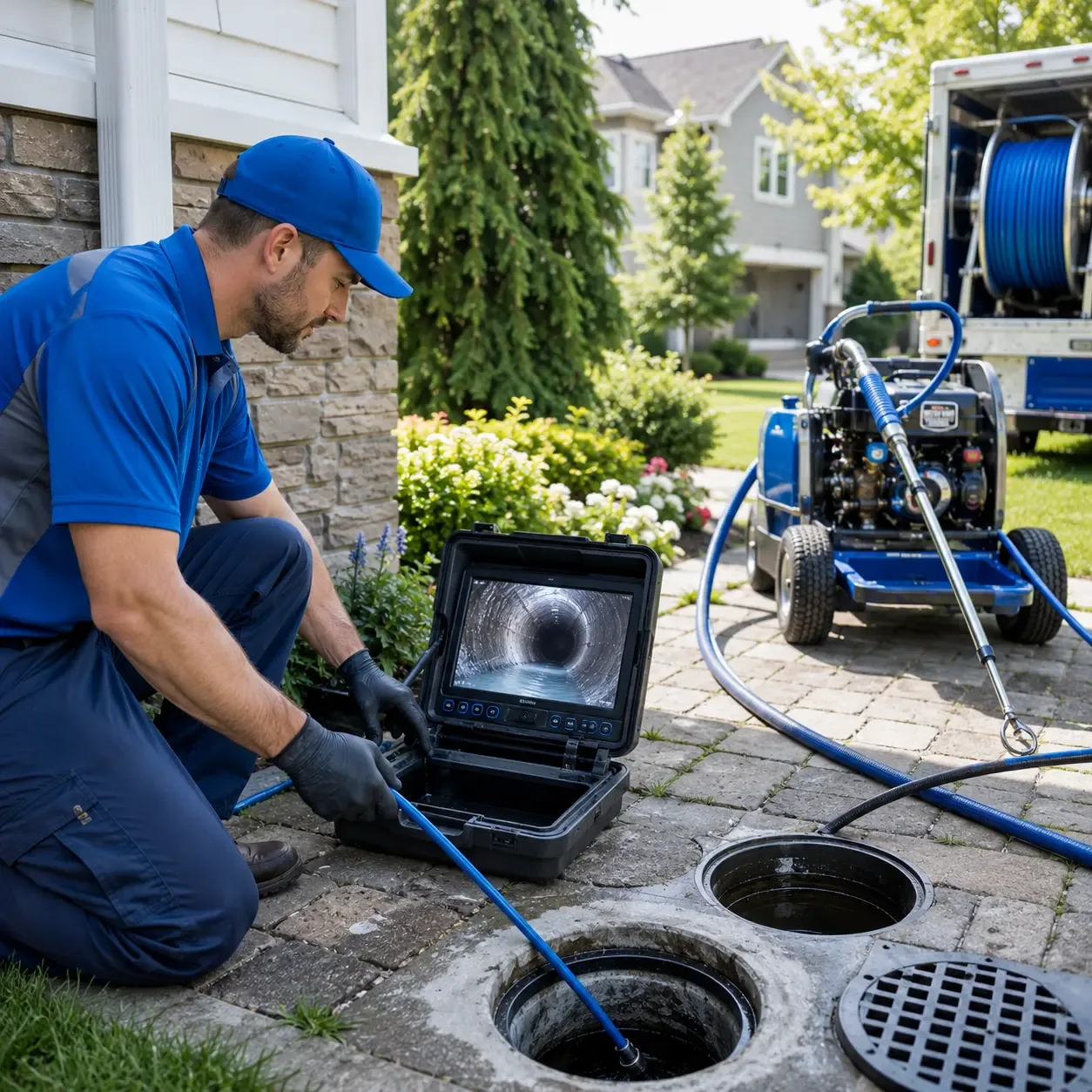 Outdoor drain cleaning professionals serving Ruston, LA